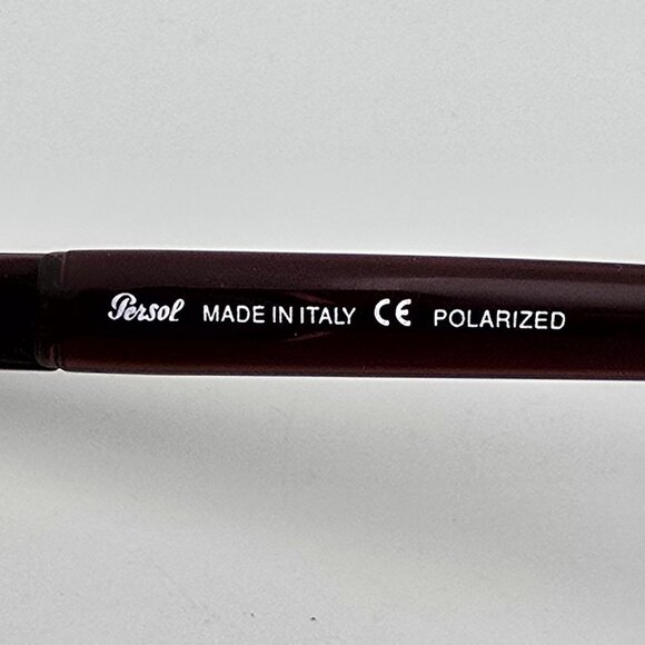 Persol 2079-S 618/47 Gloss Copper Frame Brown Polarized Glass Lens Sunglasses - Picture 10 of 14